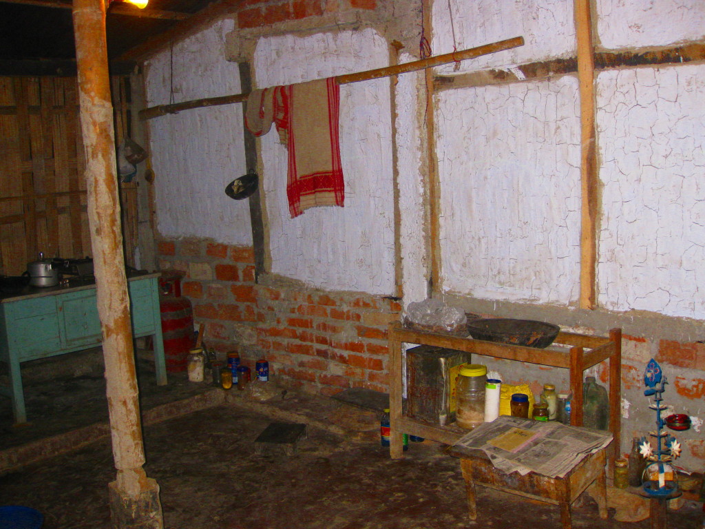 Keshab Kakati's kitchen in monastery