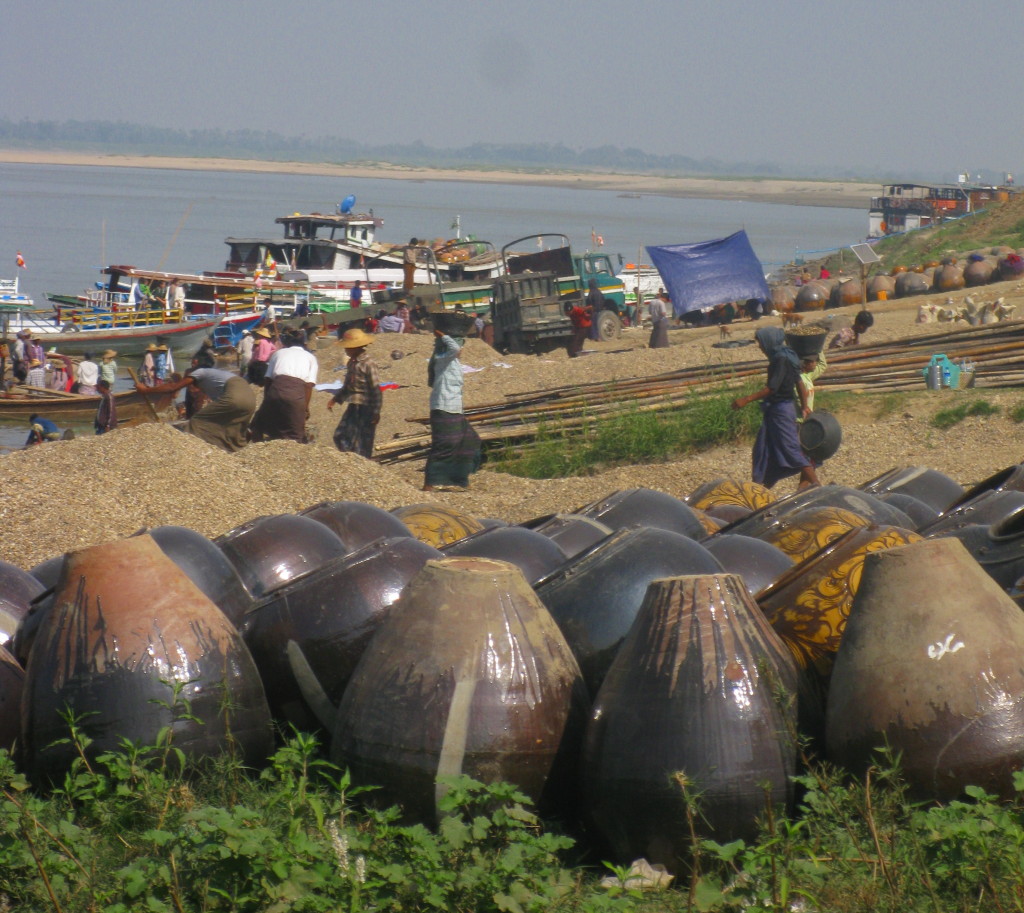 Irrawaddy River still serves brisk flow of travelers.