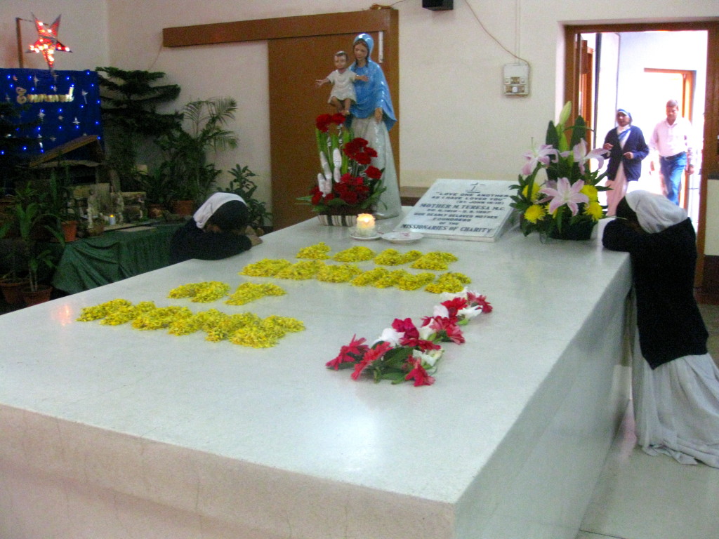 Mother Teresa's casket