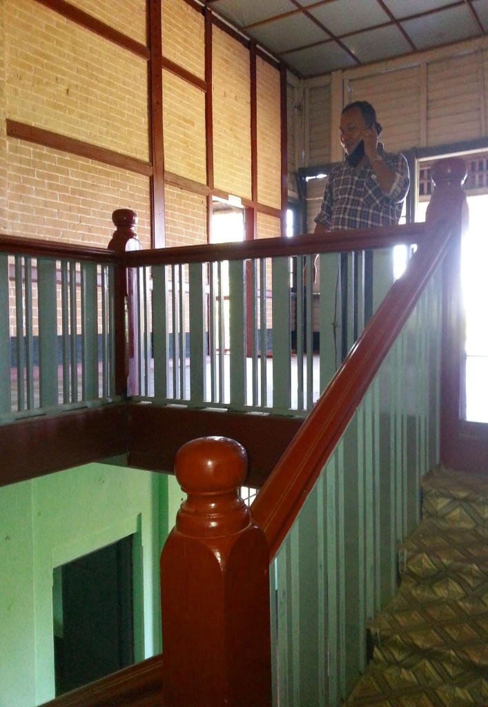 Teak wood throughout Commissioner's house.