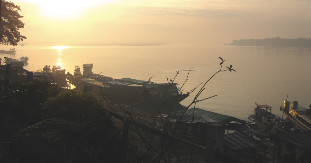 Homalin looking south in January. Imagine Chindwin River during monsoon.