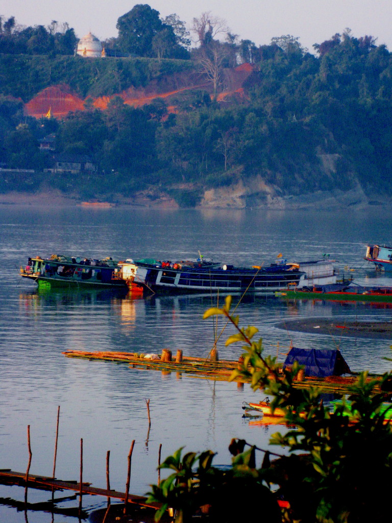 Looking west from Homalin from where Stilwell crossed the Chindwin River in 1942.