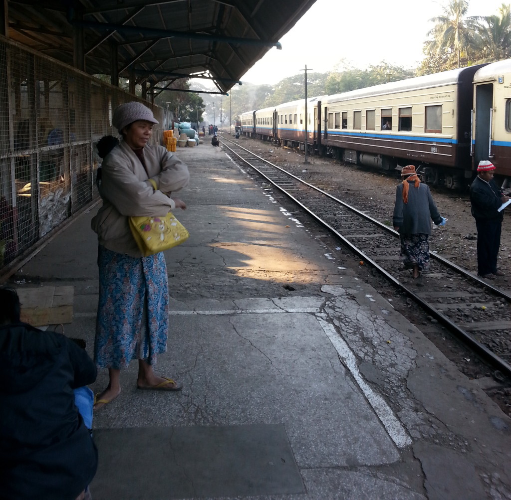 The transportation system in Myanmar is unpredicatable