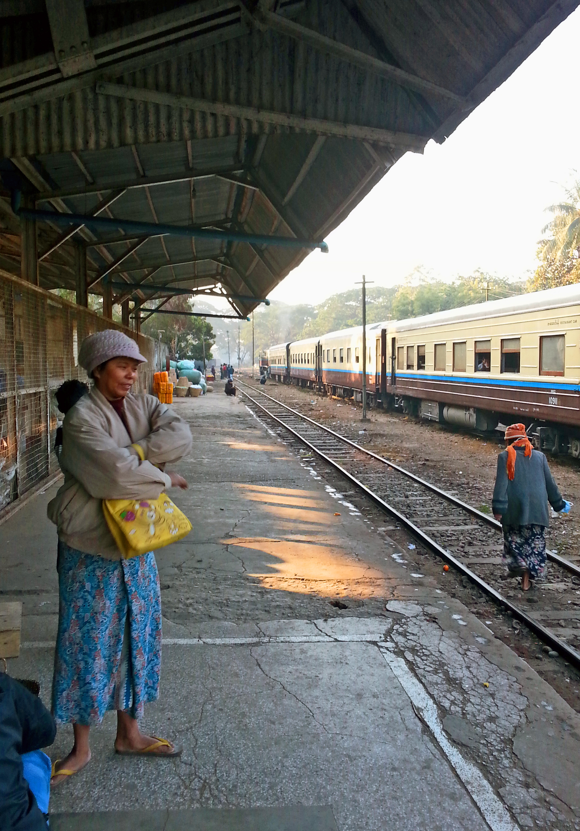 Myitkyina train station.